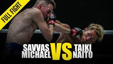 Savvas Michael Petchyindee Academy vs. Taiki Naito - ONE Full Fight - February 2020
