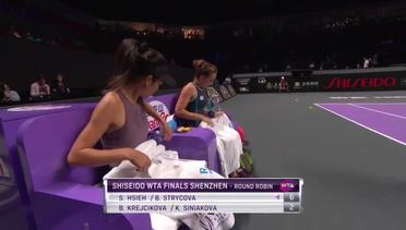 Hsieh Strycova vs. Krejcikova Siniakova - 2019 WTA Finals - WTA Highlights