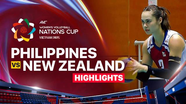 Philippines vs New Zealand - Highlights | AVC Women's Volleyball Nation Cup 2025