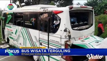 Bus Wisata Mengalamin Kecelakaan