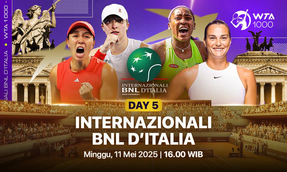 WTA 1000: Italian Open - Day 5