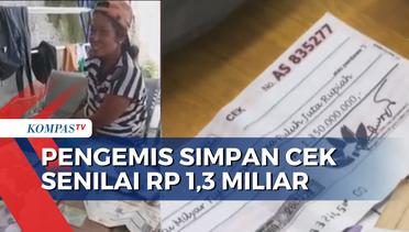 Pengemis di Bogor Simpan Uang Tunai Rp1,8 Juta Hingga Cek Senilai Rp1,3 Miliar!