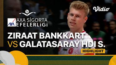 Highlights | Ziraat Bankkart vs Galatasaray HDI Sigorta | Men's Turkish League 2022/23