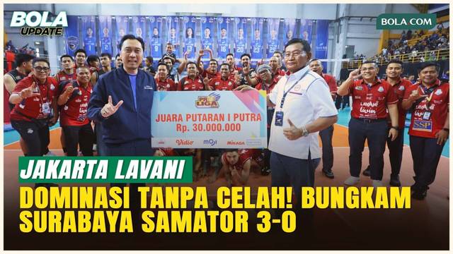 Konsistensi Jakarta LavAni Berbuah Manis! Surabaya Samator Disikat 3-0 dan Juara Putaran Pertama