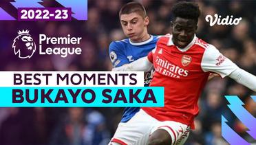 Aksi Bukayo Saka  | Everton vs Arsenal | Premier League 2022/23