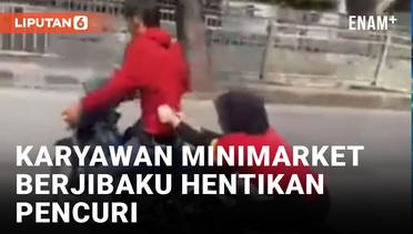 Karyawan Minimarket di Semarang Terseret Motor Saat Coba Hentikan Aksi Pencurian