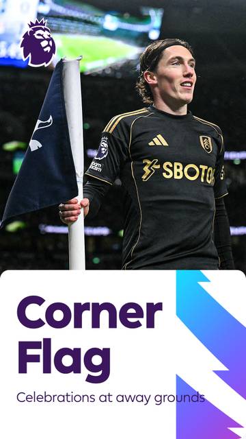 Parade selebrasi gol dengan objek tiang bendera corner | Premier League 2025/26