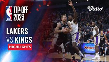 LA Lakers vs Sacramento Kings - Highlights | NBA Regular Season 2023/24