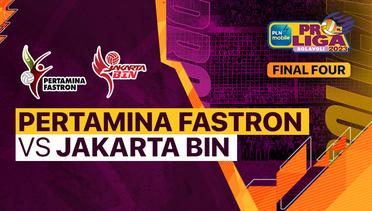 Full Match | Final Four Putri: Jakarta Pertamina Fastron vs Jakarta BIN | PLN Mobile Proliga 2023