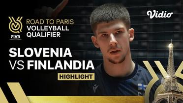 Slovenia vs Finlandia - Match Highlights | Men's FIVB Road to Paris Volleyball Qualifier