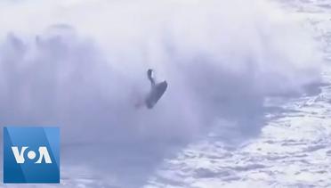 Surfers Survive Massive Jet Ski Wipe Out in Portugal