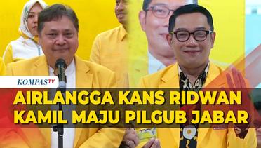 Airlangga Ungkap Peluang Ridwan Kamil di Pilgub Jabar: Survei di Atas 50%