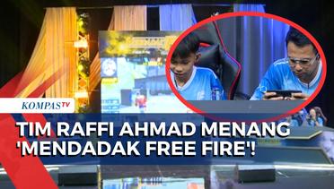 Grand Final 'Mendadak Free Fire': Tim Raffi Ahmad 3-1 Tim Baim Wong!