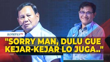 Prabowo Sapa Budiman Sudjatmiko: Sorry Man, Dulu Gue Kejar-Kejar Lo Juga