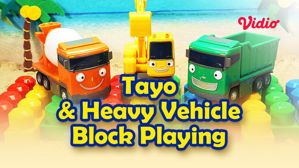 Tayo & Heavy Vehicle Block Playing