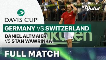 Full Match | Germany vs Switzerland - Day 2 | Daniel Altmaier vs Stan Wawrinka | Davis Cup 2023