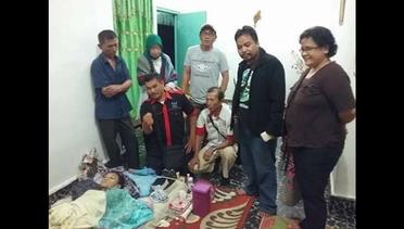 Tim GAS Berkunjung Kerumah Afnida Duma Saragih Penderita Tumor Ganas Siswi SMA Sultan Agung Kota Pematangsiantar
