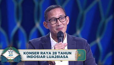 Ucapan Selamat Ulang Tahun Untuk Indosiar Sandiaga Uno Yang Selalu Mendukung Ekonomi Kreatif!! | Konser Raya 28 Tahun Indosiar Luar Biasa