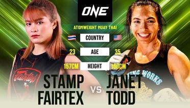 Stamp Fairtex vs. Janet Todd | Full Fight Replay