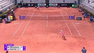 Match Highlights | Iga Swiatek 2 vs 1 Barbora Krejcikova | WTA Internazionali BNL D'Italia 2021