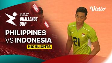 Philippines vs Indonesia - Perebutan Posisi 9-12 - Highlights | AVC Challenge Cup for Men 2024