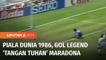 Magis Gol “Tangan Tuhan” Maradona di Piala Dunia 1986 | Liputan 6