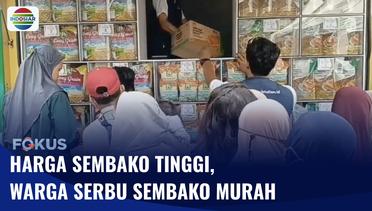 Puluhan Warga Serbu Pasar Sembako Murah di Kawasan Duren Sawit | Fokus