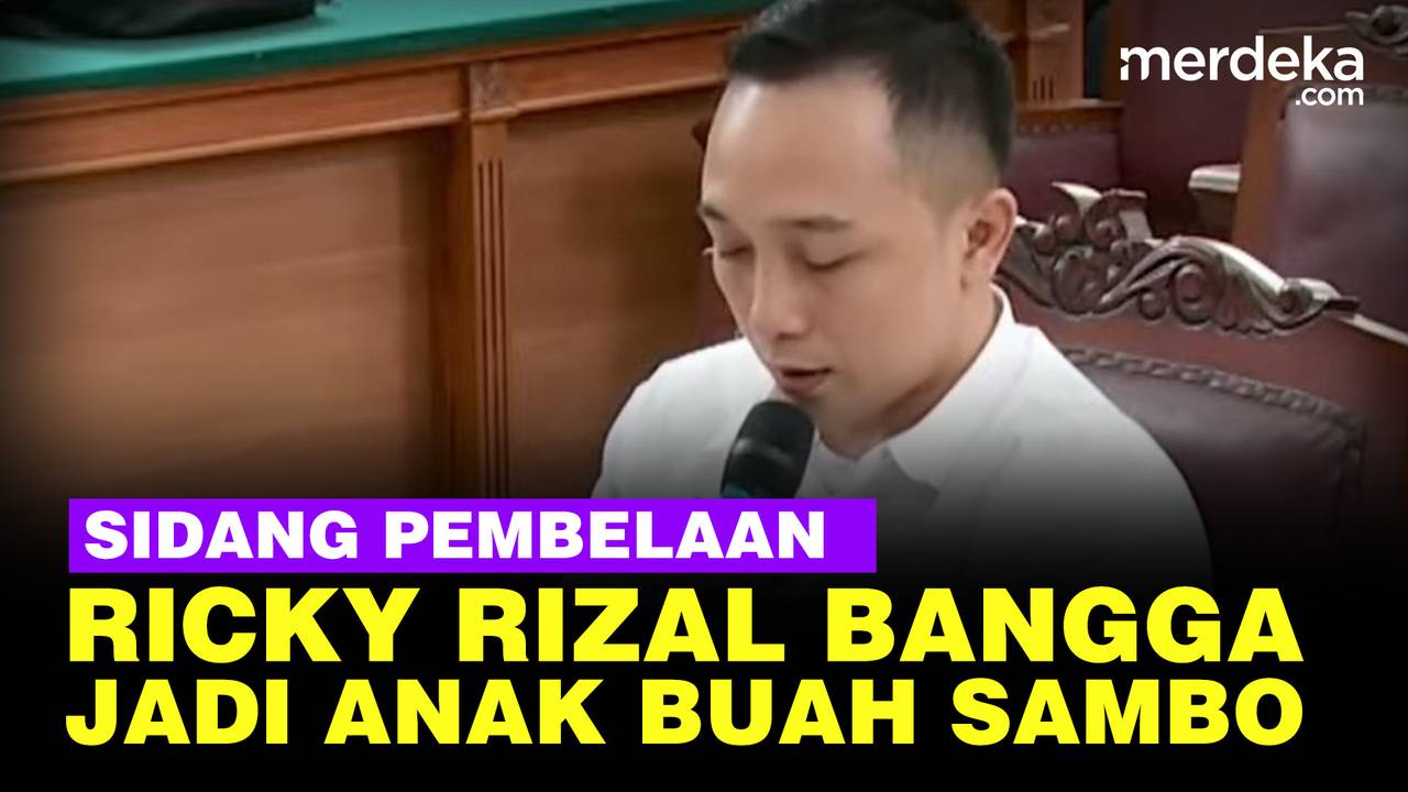 Ricky Rizal Pamer Prestasi & Banggakan Sambo saat Sidang Pembelaan ...