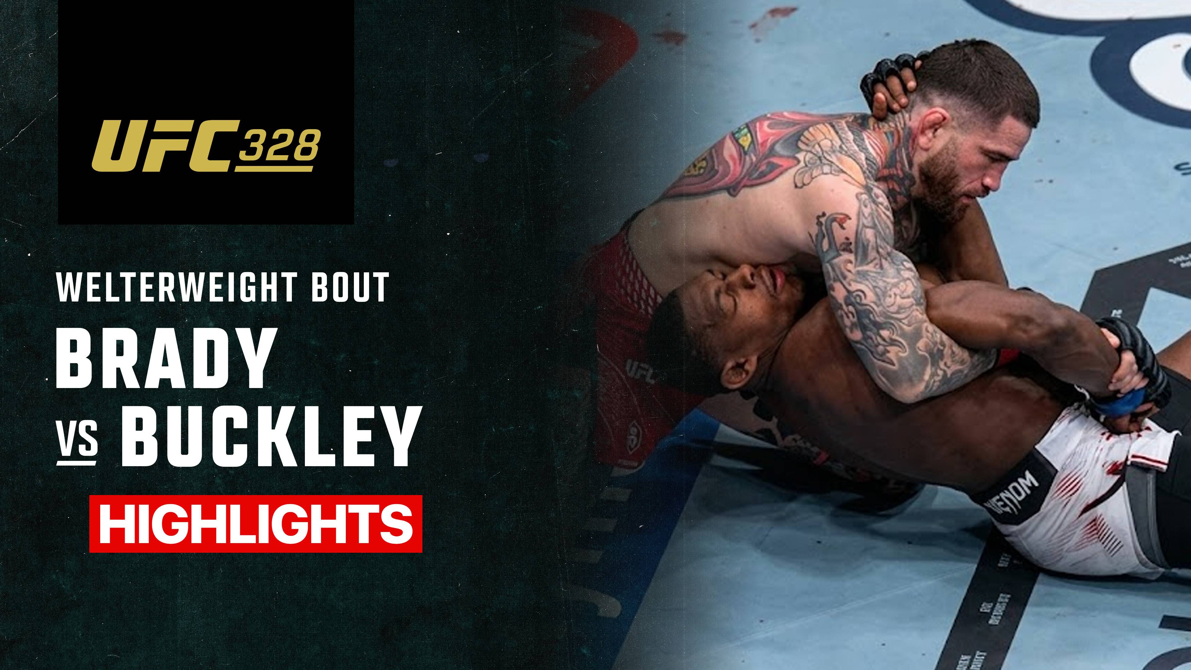 Sean Brady vs Joaquin Buckley - Welterweight | UFC 328