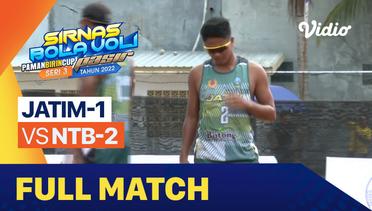 Full Match | Semifinal 1 - Putra: Jatim 1 vs NTB 2   | Sirkuit Voli Pantai Nasional Seri III 2022