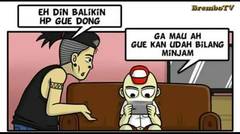Si Udin Episode 18 (Dub Indonesia) Minjem HP - Webtoon