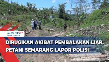 Dirugikan Akibat Pembalakan Liar, Petani Semarang Lapor Polisi