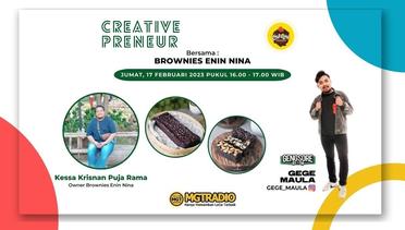 #CREATIVEPRENEUR bersama Brownies Enin Nina #GengSoreMGT