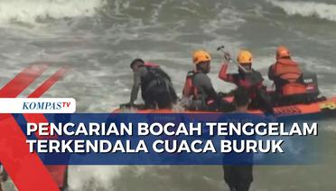 Terkendala Cuaca Buruk, Petugas Gabungan Hentikan Sementara Pencarian Bocah Tenggelam di Gorontalo
