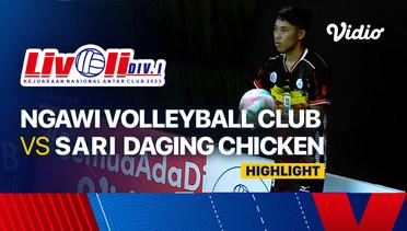 Putra: Ngawi Volleyball Club Beran Motor vs Sari Daging Chicken - Highlights | Livoli Divisi 1 2023