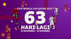 63 Hari Menuju FIFA World Cup Qatar 2022!! Jangan Lewatkan Mulai 20 November 2022