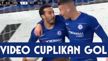 LIGA EROPA - Video Cuplikan Gol Hasil Chelsea vs Slavia Praha Skor Akhir 4-3