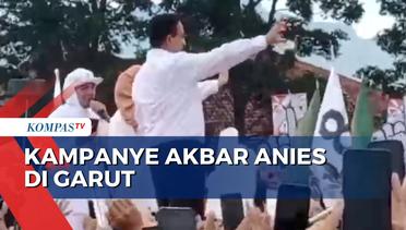 Anies Sapa Pendukungnya saat Kampanye Akbar di Garut