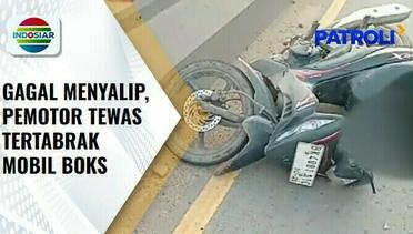 Diduga Gagal Menyalip, Pemotor Tewas Tertabrak Mobil Boks di Palembang | Patroli