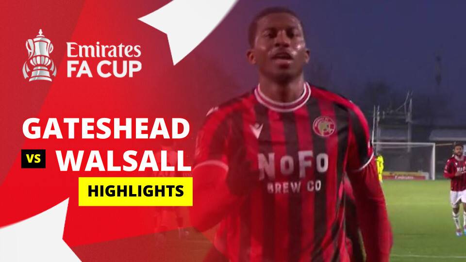 Gateshead FC vs Walsall FC