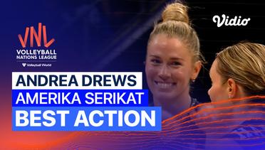 Best Action: Andrea Drews | Women’s Volleyball Nations League 2023