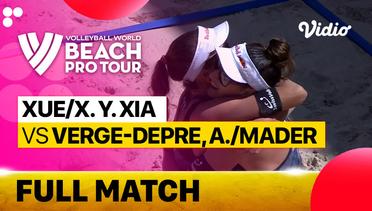 Full Match | Round of 12 - Court 2: Xue/X. Y. Xia (CHN) vs Verge-Depre, A./Mader (SUI) | Beach Pro Tour Elite16 Uberlandia, Brazil 2023
