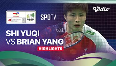 Shi Yuqi (CHN) vs Brian Yang (CAN) - Highlights | Thomas Cup Chengdu 2024 - Men's Singles