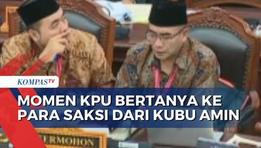 Momen Ketua KPU Hasyim Asy'ari Cecar Saksi Tim Anies-Muhaimin di Sidang Sengketa Pilpres MK