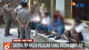 Satpol PP Jombang Razia Pelajar Ketauan Bolos  di Hari Pertama Sekolah - Liputan6 Terkini