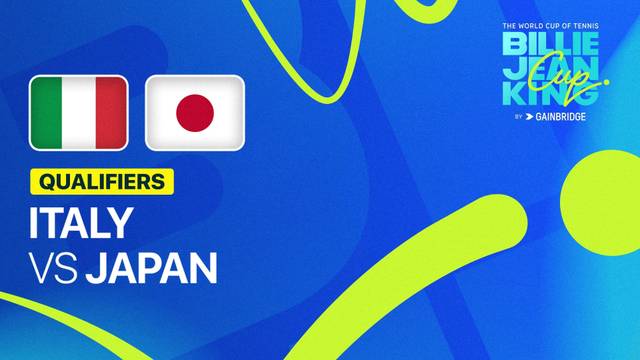 Italy vs Japan - Billie Jean King Cup Qualifiers - Full Match | Billie Jean King Cup 2026