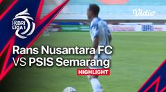 Highlights - RANS Nusantara FC vs PSIS Semarang | BRI Liga 1 2022/23