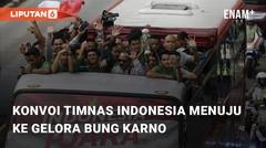Timnas Indonesia Konvoi Menuju ke Gelora Bung Karno, Tidak Terjebak Macet