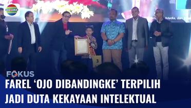 Usai Menggoyang Istana Merdeka, Penyanyi Cilik Farel Prayoga Jadi Duta Kekayaan Intelektual | Fokus