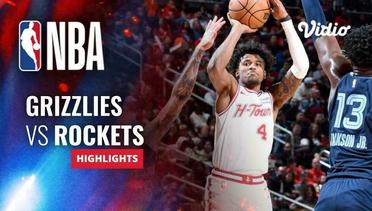 Memphis Grizzlies vs Houston Rockets - Highlights | NBA Regular Season 2023/24